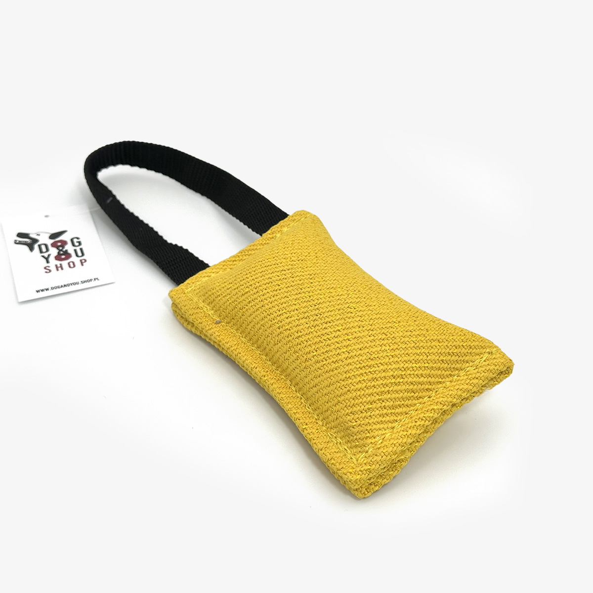 BD Gryzak szarpak dla psa, z uchwytem - materiał ringowy - obrazek 5