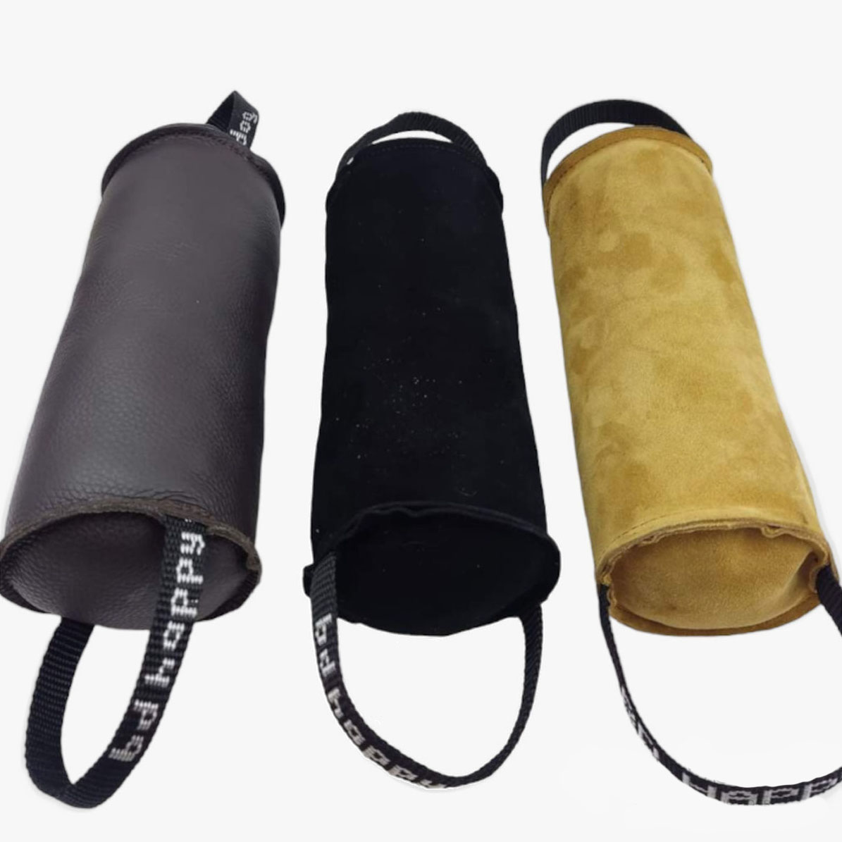 BD Gryzak dla psa poduszka w kształcie wałka 25 x 10 cm - skóra - obrazek 3