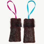 Szarpak Furry Tail upcycling - jeden uchwyt - nutria