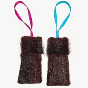 Szarpak Furry Tail upcycling - jeden uchwyt - nutria