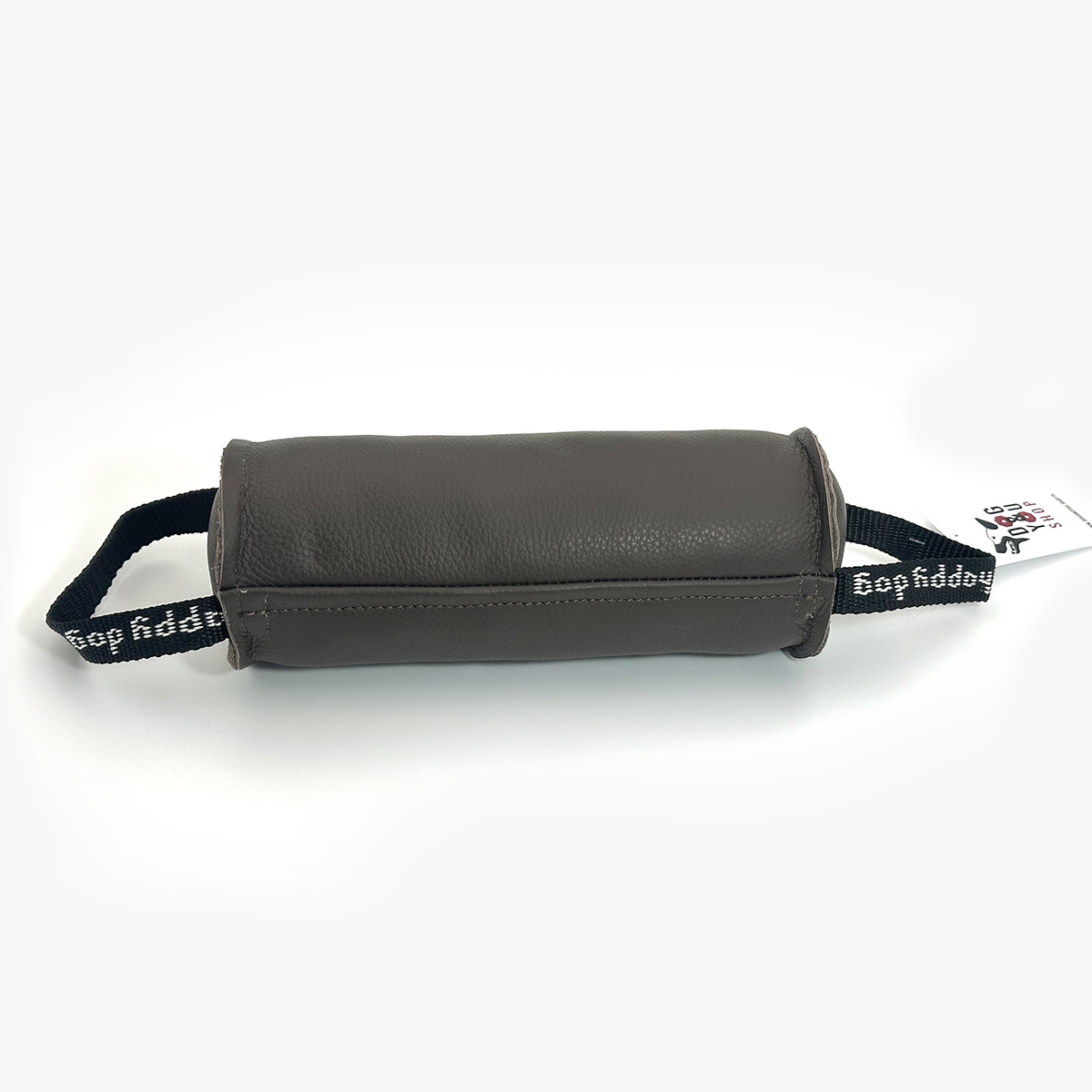 BD Gryzak dla psa poduszka w kształcie wałka 25 x 10 cm - skóra - obrazek 2