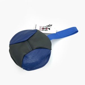 BD Piłka rugby dla psa, z uchwytem - DUŻA - naturalna skóra