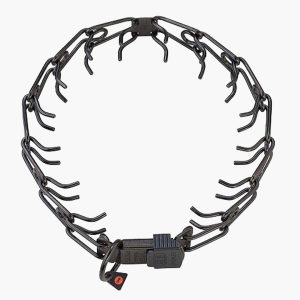 HS Kolczatka treningowa ULTRA PLUS - czarna stal nierdzewna - duże ogniwo - 60 cm