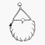 HS Kolczatka treningowa ULTRA PLUS - łańcuszek i zapięcie ClickLock - stal nierdzewna - średnie ogniwo - 58cm