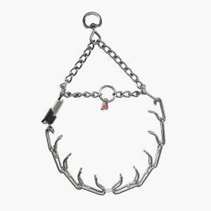 HS Kolczatka treningowa ULTRA PLUS - łańcuszek i zapięcie ClickLock - stal nierdzewna - średnie ogniwo - 58cm