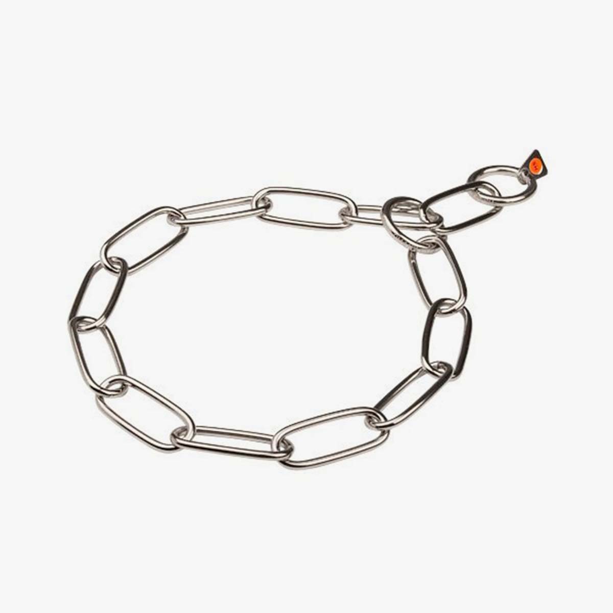 HS Łańcuszek - stal nierdzewna - chrom - długie ogniwo gr. 4 mm