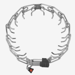 HS Kolczatka treningowa ULTRA PLUS z zapięciem ClickLock - stal nierdzewna - duże ogniwo - 60 cm