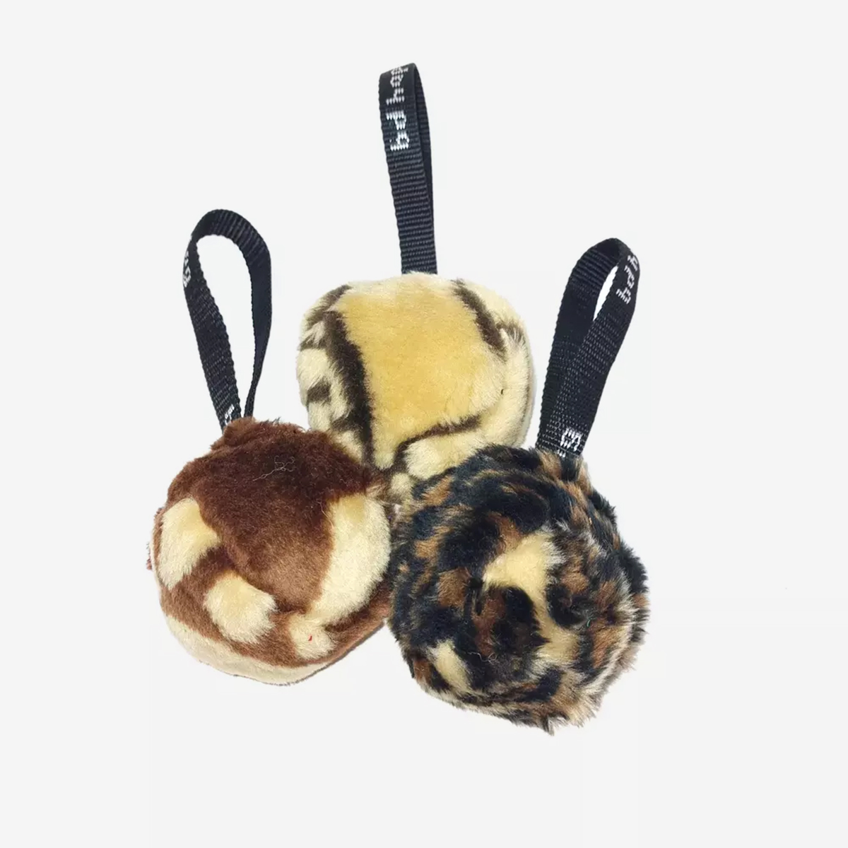 BD Piłka dla psa z uchwytem - 10 cm - plusz - obrazek 6